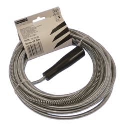 Spirala hydrauliczna żmijka przetykacz rur  8MMx7.5M ocynkowana