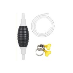 Pompka ręczna do spuszczania paliwa ropy oleju benzyny wina gruszka wąż 2m