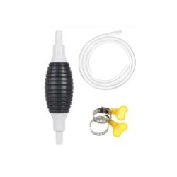 Pompka ręczna do spuszczania paliwa ropy oleju benzyny wina gruszka wąż 2m