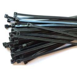 Opaski zaciskowe kablowe nylon czarne 300x4,7 mm 50 sztuk