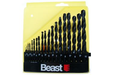 WIERTŁA DO METALU 1-10 mm 19 SZT.