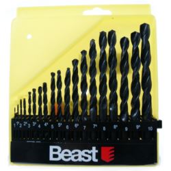 WIERTŁA DO METALU 1-10 mm 19 SZT.