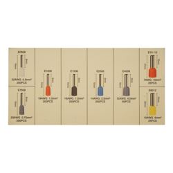 Tulejki izolowane zaciskowe 1200x 0.5-10mm2
