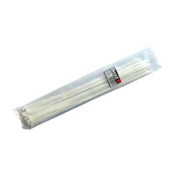 Opaski zaciskowe kablowe nylon białe 500x4.7mm 30 sztuk