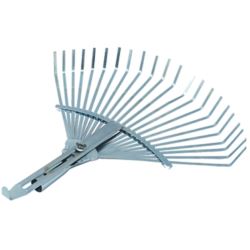 Grabie Do Liści Trawy Metalowe Wachlarzowe Grabie Do Liści 22-Zębne REGULOWANE 270-460 mm