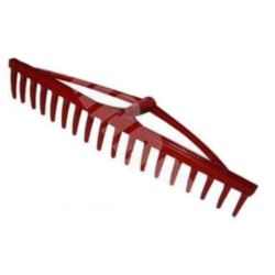 Grabie grabki ogrodowe plastikowe 18-zębne DO LIŚCI TRAWY SIANA 600 mm