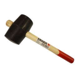 Młotek gumowy 90mm z drewnianą rączką 1200g