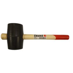 Młotek gumowy 90mm z drewnianą rączką 1200g