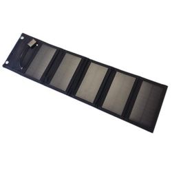 Ładowarka solarna turystyczna panel słoneczny 14W  USB wyjście 5V/2.1A