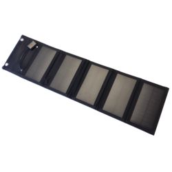 Ładowarka solarna turystyczna panel słoneczny 14W  USB wyjście 5V/2.1A