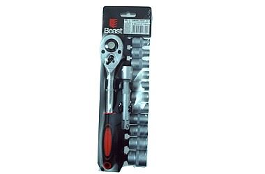 Zestaw nasadek 1/2" z grzechotka przedłużka 8-24 mm 12 elementów CV klucze nasadowe z grzechotką