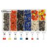 Tulejki izolowane zaciskowe 1200x 0.5-10mm2