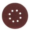 Krążki ścierne papier na rzep P80 125MM 8 otworów 20 sztuk
