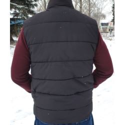 KAMIZELKA KURTKA PODGRZEWANA PIKOWANA EURO-SIZE M 170 CZARNA
