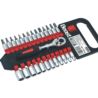 Zestaw nasadek bitów 1/4" z grzechotka 4-13mm 27 elementów CV TORX ampule imbusy PHILIPS płaski