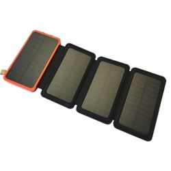 POWERBANK SOLARNY, ROZKŁADANY PRZENOŚNY LATARKA