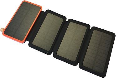 POWERBANK SOLARNY, ROZKŁADANY PRZENOŚNY LATARKA