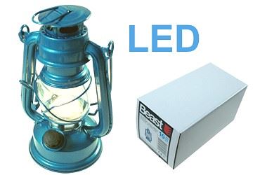 Dekoracyjna Lampa LED niebieski cyjan 190 mm