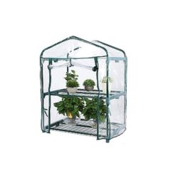 Ochronna mini szklarnia balkonowa ogrodowa 95x69x49cm 2 poziomy
