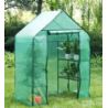 Szklarnia balkonowa ogrodowa foliowa mini 195x143x73CM 2 x 3-POZIOMY
