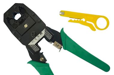 ZACISKARKA WTYKÓW SIECIOWYCH RJ11 RJ12 RJ45
