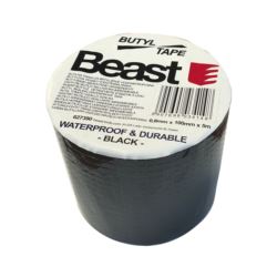 Taśma butylowa CZARNA uszczelniająca wodoodporna 0,8x100mm 5M BUTYL UV BLACK WATERPROOF