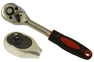 Klucz grzechotka 1/4'' prosta 155mm