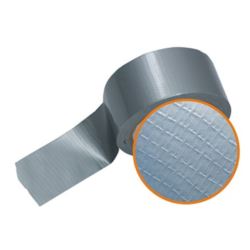 Taśma naprawcza zbrojona mocna DUCT TAPE 50mm 10m szara srebrna tkaninowa