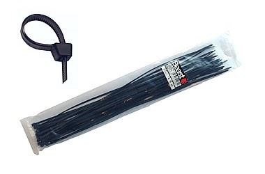 Opaski zaciskowe kablowe nylon czarne 500x4,7 mm 30 sztuk