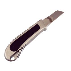Nóż nożyk do tapet metalowy nożyk 18mm ostrze łamane