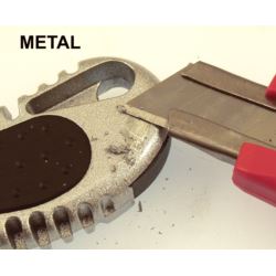 Nóż nożyk do tapet metalowy nożyk 18mm ostrze łamane