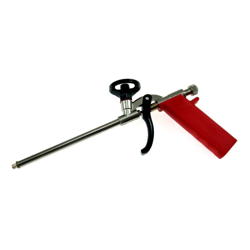 Pistolet do pianki piany montażowej kleju pianokleju klejenia styropianu METALOWY