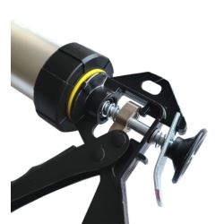 Wyciskacz do mas sylikonu aluminiowy tubowy 380mm 600ml profesjonalny