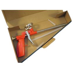 Pistolet do pianki piany montażowej kleju pianokleju klejenia styropianu LIGHT METALOWY