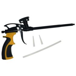 Pistolet do pianki piany montażowej kleju pianokleju PROFESIONAL TEFLON ŻÓŁTY