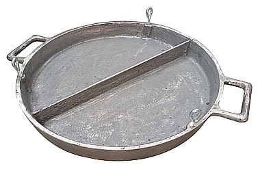 PATELNIA ŻELIWNA DZIELONA 6,5X55CM 25KG GRILL MASTER