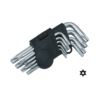 KLUCZE TYPU TORX T10-50 CV Z OTWOREM 9 SZTUK