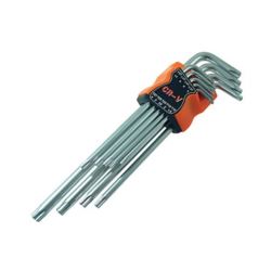 KLUCZE TORX Chrom-Vanadium zestaw 9szt.