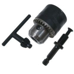 Głowica do wiertarki adapter HEX + kluczyk 3/8"