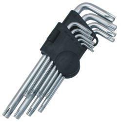 KLUCZE TORX DŁUGIE T-10-15-20-25-27-30-40-45-50 CV