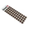 Podkładki filcowe pod meble samoprzylepne 20mm 44 szt brązowe okrągłe