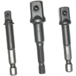 Adaptery do zakrętarki redukcje HEX na nasadki do wkrętarki 1/4 3/8 1/2