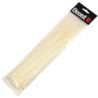 Opaski zaciskowe kablowe nylon białe 190x4,7 mm 50 sztuk