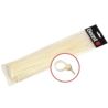 Opaski zaciskowe kablowe nylon białe 300x4,7 mm 50 sztuk