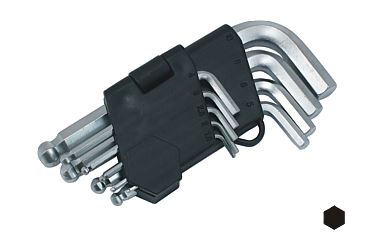 KLUCZE IMBUSOWE Z KULKĄ 1.5-10 mm CV 9 sztuk KLUCZE IMBUSOWE Z KULKĄ 1.5-10 mm CV 9 sztuk