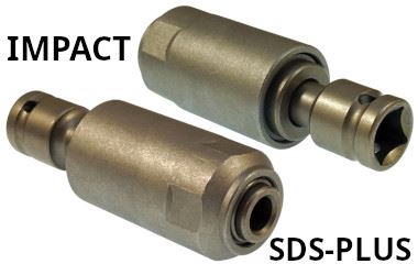 Adapter klucz 1/2'' na SDS-PLUS klucz udarowy przejściówka przejście Adapter klucz 1/2'' na SDS-PLUS klucz udarowy przejściówka przejście