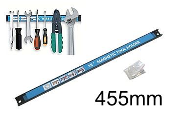 Listwa magnetyczna uchwyt magnes na narzędzia 455mm 18" warsztatowy Listwa magnetyczna uchwyt magnes na narzędzia 455mm 18" warsztatowy
