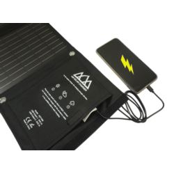 Ładowarka solarna turystyczna panel słoneczny 14W podwójne USB wyjście 5V/2.1A
