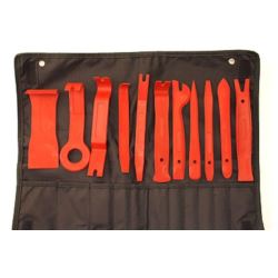 ŚCIĄGACZE KLUCZE ŁYŻKI NARZĘDZIA DO DEMONTAŻU TAPICERKI ZESTAW 11EL