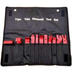 ŚCIĄGACZE KLUCZE ŁYŻKI NARZĘDZIA DO DEMONTAŻU TAPICERKI ZESTAW 11EL